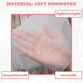 Tegeme 50 Pieces Disposable Face Makeup Protector Hood