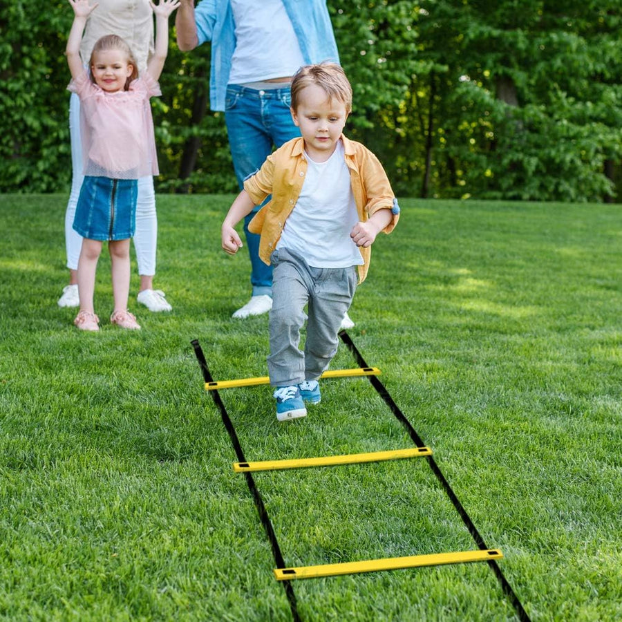 GHB Pro 20ft Agility Ladder - 12 Rungs, Adjustable, with Bag