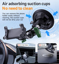 MAGIC JOHN Car Phone Holder, Ultra-Durable Mteal Phone Holders for Your Car, 360° Rotation Cell Phone Car Mount for Windshield, Suction Cup Car Phone Mount for iPhone Samsung All Smartphone