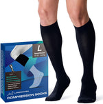 Knee Length Compression Socks for Women and Men, 15-20mmHg