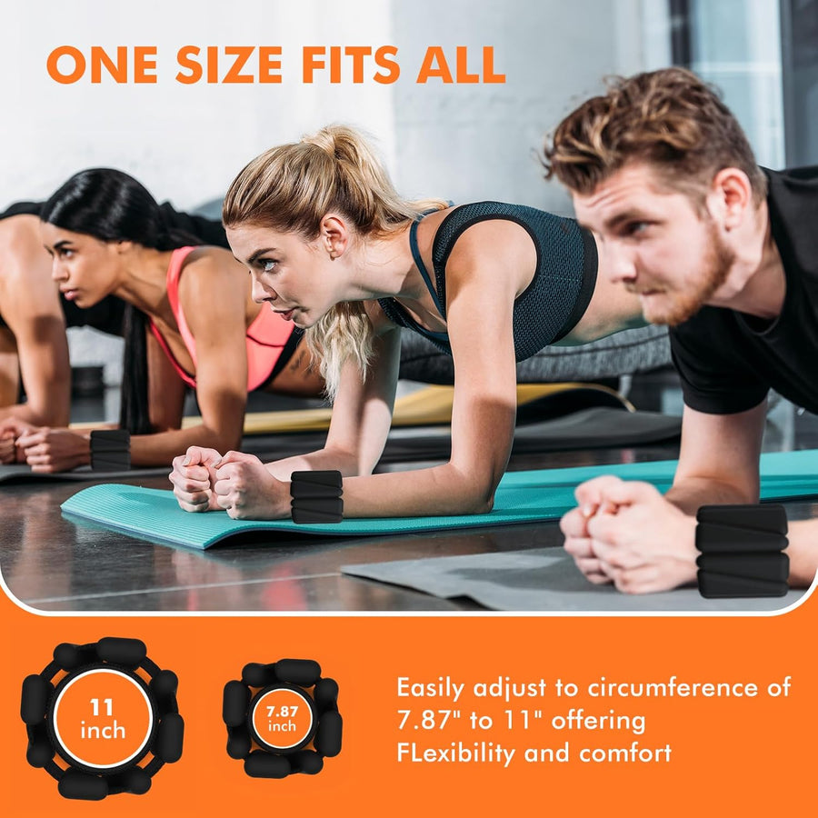Adjustable Wrist & Ankle Weights for Home Workout, Running, Yoga, Strength Training