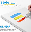 Gotideal Canvas for Painting, 14 Pcs Muti Pack Stretched Painting Canvas, Blank Paint Canvases for Acrylic, Oil, Art Supplies for Artists, Adults 4x4,4x6, 5x7, 8x10,9x12, 11x14 Set of 14