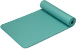 Gaiam 10mm Yoga Mat with Carrying Strap for Home Workouts