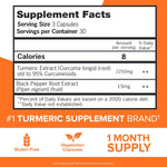 Qunol Turmeric Curcumin 2250mg, Black Pepper Extract, Supports Joint Health, 90 Capsules