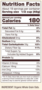 Bob's Red Mill Organic Old Fashioned Rolled Oats, 32oz (Pack of 4) - Non GMO, Whole Grain, Vegan, Kosher