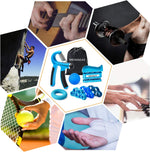 Grip Strength Trainer Kit - 7 Piece Adjustable Hand Exerciser Set