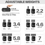 Sportneer Adjustable Ankle Weights 7 lbs - Strength Training for Yoga, Walking, Running