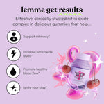 Lemme Play Daily Intimacy Gummies for Women and Men with S7 Nitric Oxide Complex