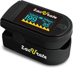 Zacurate Pro Series 500DL Fingertip Pulse Oximeter Blood Oxygen Monitor Royal Black