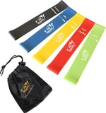 Fit Simplify Resistance Loop Bands - Set of 5 with Carry Bag & Guide