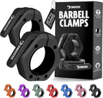 DMoose Fitness Barbell Clips 2 Inch - Quick Release Collars for Weightlifting