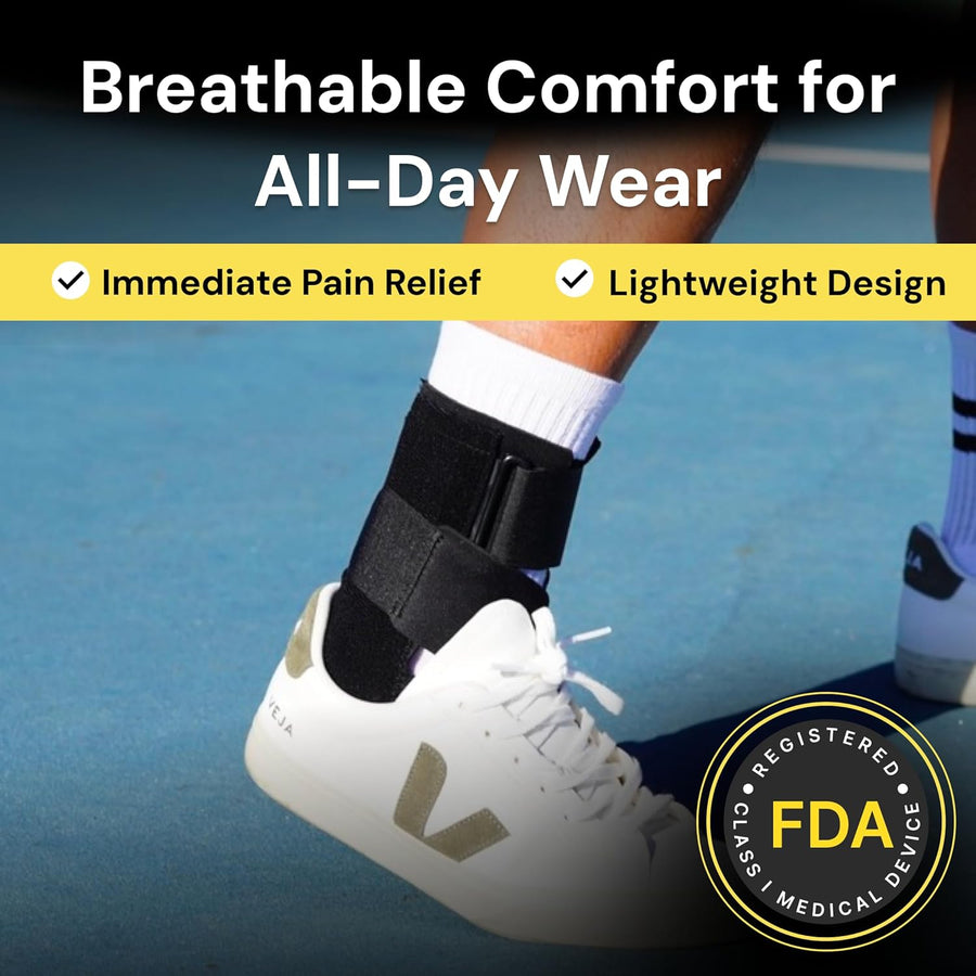 BraceUP Ankle Brace - Relieve Pain, Enhance Stability for Foot Pain, Sprained Ankle, Achilles Tendonitis