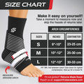 Sleeve Stars Ankle Brace for Women & Men, Compression Sleeve for Plantar Fasciitis Relief