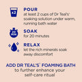 Dr Teal's Epsom Salt Magnesium Soak, Soothe & Comfort with Oat Milk & Argan Oil, 3 lbs