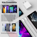 iPhone 17 16 15 Charger Fast Charging,20W Apple iPad USB C Fast Charger,2Pack 6ft USB C Wall Charger Block for iPhone 17/Pro/Pro Max/17 Air/ 16/16 Pro/16 Pro Max/15/Plus/Pro/Pro Max, iPad Pro/Mini