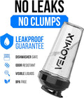 Velomix 28oz Protein Shaker Bottles - 2 Pack, Leak-Proof