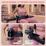 Hip Thrust Belt with Dual-Strap Design - Booty Builder for Up to 400 lbs