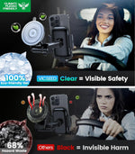 VICSEED [No.1 Powerful Suction] [Rally Racing-Grade Stability] Phone Holders for Your Car 2025 Upgraded Car Phone Holder Mount Truck Stand for Dashboard Windshield Vent for iPhone Samsung All Phones