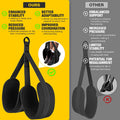 Ayombo Pull Up Assistance Bands - Resistance Bands for Workout, Home Gym Fitness