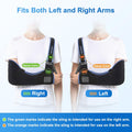 Velpeau Arm Sling Shoulder Immobilizer for Women and Men, Left or Right Arm Support