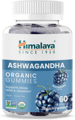 Himalaya Organic Ashwagandha Root, 2 Month Supply - Herbal Adrenal Support Supplements for Stress Relief and Energy Support - USDA Organic, Non-GMO, Vegan, Gluten Free, 670 mg, 60 Caplets