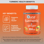 Qunol Turmeric and Ginger with Black Pepper Gummies 90ct