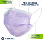 Halyard FluidShield 1 Disposable Procedure Mask Lavender 25868