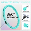 JLoibao Weighted Hula Hoop, 56-66 Inch, for Adults Weight Loss