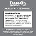 Dan-O's Preem-O Seasoning, 2.5 oz Bottle, Meat Seasoning for Steak, Ribs, Chicken, Brisket and More, Sugar Free, Zero Calorie, Use this Spice Blend to Craft a Marinade, Dry Rub or Sauce