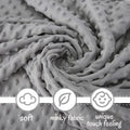 Pro Goleem Elephant Security Blanket, Soft Lovey Unisex Lovie Baby Gifts for Boys and Girls Snuggle Toy Stuffed Animal Newborn Essentials and Items Grey 16 Inch