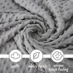 Pro Goleem Elephant Security Blanket, Soft Lovey Unisex Lovie Baby Gifts for Boys and Girls Snuggle Toy Stuffed Animal Newborn Essentials and Items Grey 16 Inch