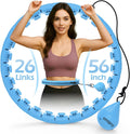 JLoibao Weighted Hula Hoop, 56-66 Inch, for Adults Weight Loss