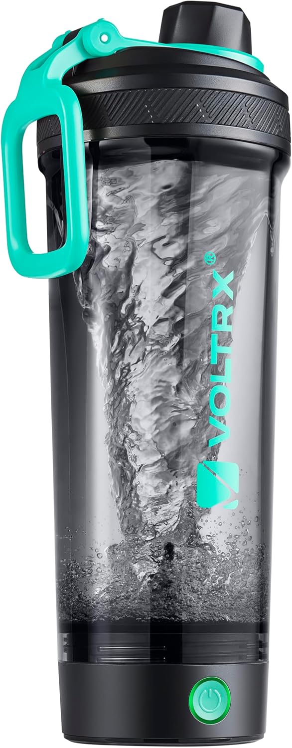 VOLTRX Gallium USB C Rechargeable Electric Protein Mixer Shaker, 24oz
