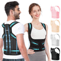 Fit Geno Posture Corrector for Women and Men, Adjustable Full Back Support
