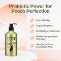 PAWFUME Deshedding Dog Shampoo and Conditioner, Show Dog, 1-Pack – Nourish & Detangle for Silky Soft Coat – Probiotic, Deep-Cleaning, pH-Balanced Formula – Salon-Quality Shampoo for Dogs