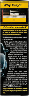 Meguiar's G191700 Smooth Surface Clay Kit, Safe and Easy Car Claying for Smooth as Glass Finish