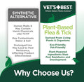 Vet's Best Natural Flea and Tick Yard and Dog Kennel Spray, Plant Safe Tick Spray for Yard with Ready-to-Use Hose Attachment, Mosquito Repellent with Natural Oils, Flea Prevention for Dogs, 32 oz