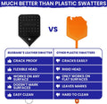 2 Leather Fly Swatter for Indoors. Long Handle, Heavy Duty Fly Swatter Manual Multi Pack. Flyswatters Heavy Duty Flyswatter 2 pack. Flies Swater Includes 4 Sticky Window Bug Traps. Mata Moscas Outdoor