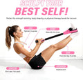 Upgraded Durable Pedal Resistance Band with Handle for Full-Body Workout