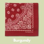 The Peacock Crew Premium Soft Cotton Bandanas Pack for Men and Women Paisley 22 x 22 inches