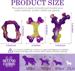 Tough Dog Toys for Aggressive Chewers 3 Pack, Indestructible Dog Toy for Large Dogs, Dog Chew Toys to Keep Them Busy, Dog Bones for 15-100lbs Puppy/Medium/Large Breeds, Interactive Dog Toys