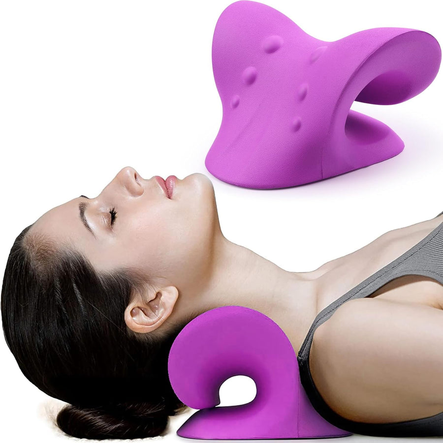 RESTCLOUD Neck and Shoulder Relaxer, Cervical Traction Device for TMJ Pain Relief
