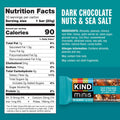 KIND Minis, Dark Chocolate Nuts & Sea Salt, Healthy Snacks, Gluten Free, Low Calorie Snacks, Low Sugar, 10 Count