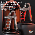 Grip Strength Trainer with Adjustable Resistance 5-100KG, Automatic Counter, Ergonomic Design
