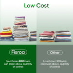Travel Laundry Detergent Sheets Fisroa 300 Loads Eco-friendly Washing Detergent Sheets Plastic-Free Washer Sheets, Fresh Linen Scent Liquidless Laundry Sheets Strips for Camping Dorm