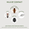 Garden Safe Brand Crawling Insect Killer Containing Diatomaceous Earth, 4 Pounds, Kills Cockroaches, Ants and Other Listed Crawling Insects by Contact, For Use Indoors & Outdoors