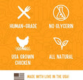Full Moon Chicken Jerky Tenders Healthy All Natural Dog Treats Human Grade Made in USA 26 oz