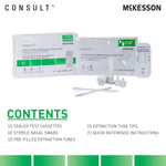 McKesson Consult COVID-19/Flu A&B Antigen At-Home Test Kit (20 Tests)
