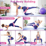 Renoj Resistance Bands Set: 3 Fabric Loops for Pilates, Yoga, Home Gym, Booty, Leg Training
