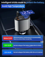 Retractable Car Charger, 4 in 1 Fast Charging Car Charger USB-C & USB-A Compatible with iPhone 17/16/15/14/13/12/11,Galaxy,Pixel